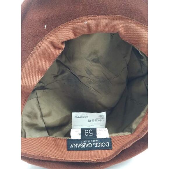 Dolce & Gabbana Suede Newsboy Cap - Picture 4 of 9